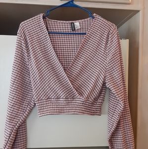 Pink Long Sleeved Blouse